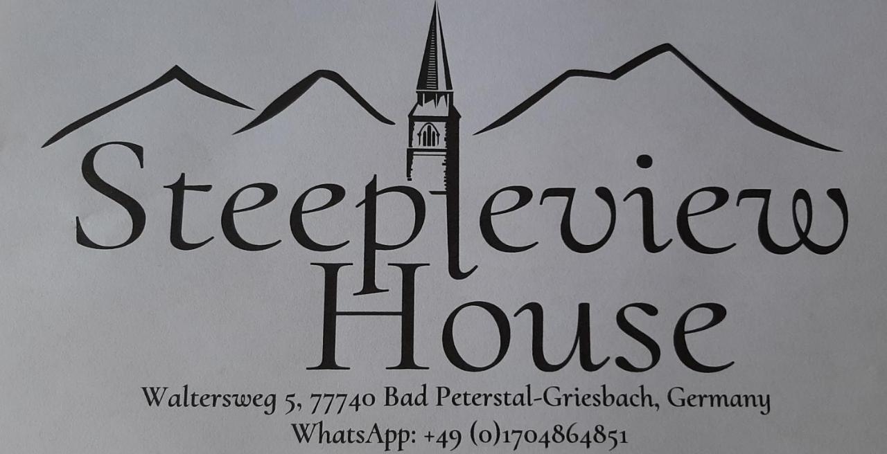 Steepleview House, Renchtalblick Apartment - Cozy & Serene Apartment For 2 Bad Peterstal-Griesbach Eksteriør billede